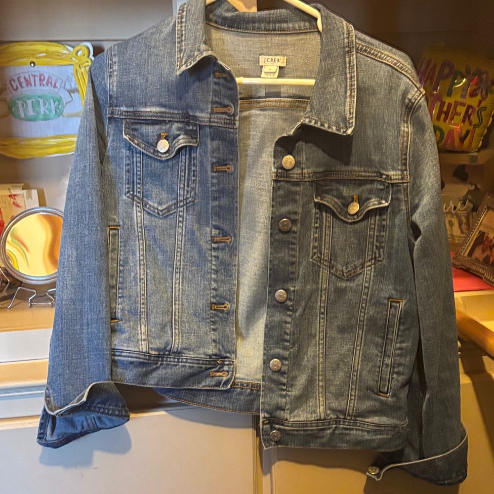 J Crew Brand Blue Denim Jacket